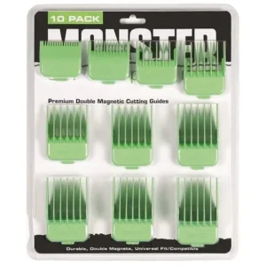 SET PEINES MAGNÉTICOS MONSTER CLIPPERS GREEN