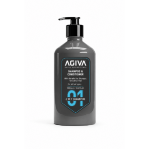 Champú y Acondicionador 2 en 1 Agiva con Queratina – 1000 ml